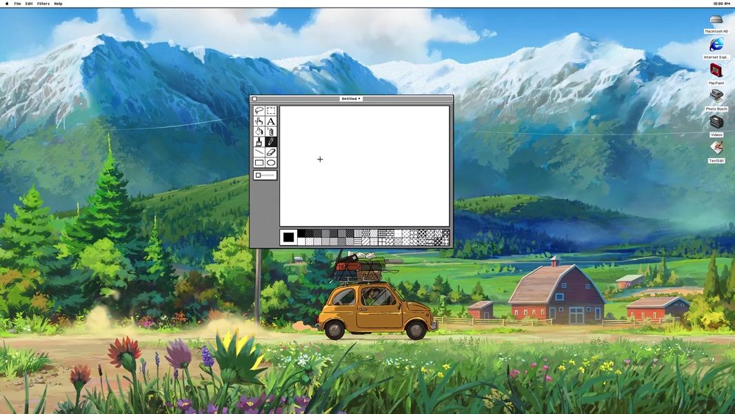 Browser Based MacOS Interface